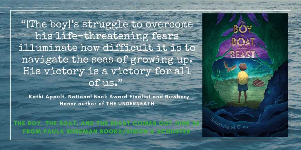 “[The boy]’s struggle to overcome his life-threatening fears illuminate how difficult it is to navigate the seas of growing up. His victory is a victory for all of us.” ~Kathi Appelt, National Book Award Finalist and Newbery Honor-winning author of THE UNDERNEATH and MAYBE A FOX