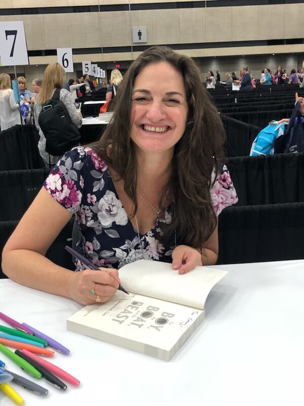 Samantha M Clark signing THE BOY, THE BOAT, AND THE BEAST at TLA 2018