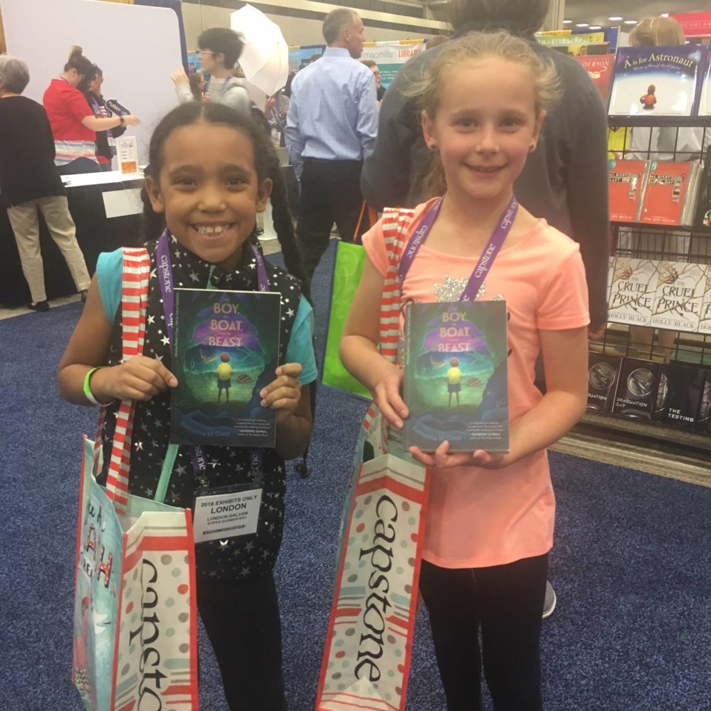 Young fans of THE BOY, THE BOAT, AND THE BEAST at TLA 2018.