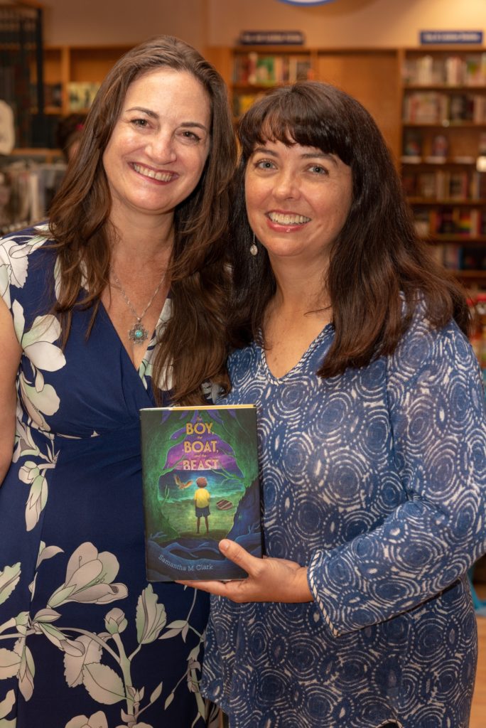 I was thrilled to see my friend and wonderful middle-grade author Nikki Loftin at THE BOY, THE BOAT, AND THE BEAST launch party.