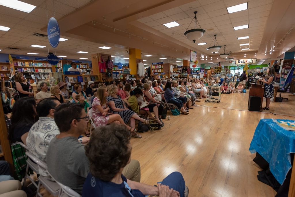 The audience was amazing at THE BOY, THE BOAT, AND THE BEAST launch party at BookPeople.